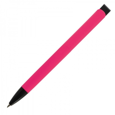 Logotrade promotional item image of: Metal ballpen soft touch BRESCIA