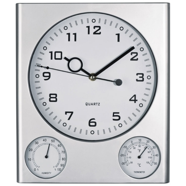 Logotrade promotional giveaways photo of: Plastic wall clock DEN HAAG