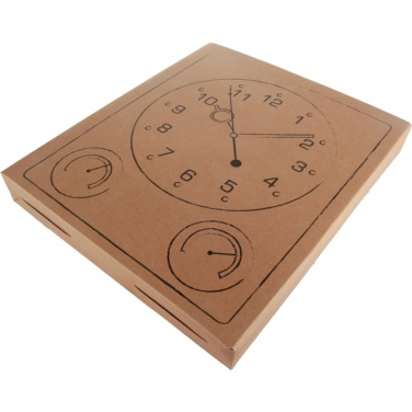 Logo trade advertising products image of: Plastic wall clock DEN HAAG