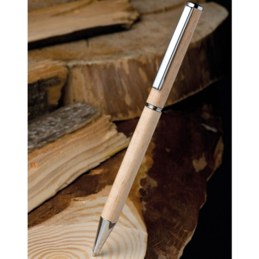 Logo trade promotional products picture of: Wooden ballpen HEYWOOD