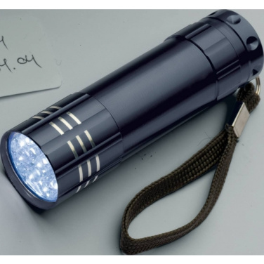 Logo trade promotional gift photo of: 6 COB metal torch MONTARGIS