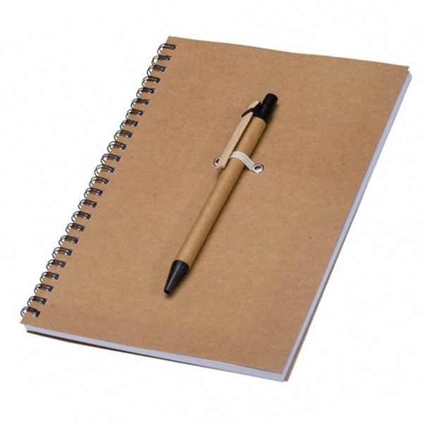 Logo trade corporate gifts picture of: A5 ECO Notepad KENTWOOD