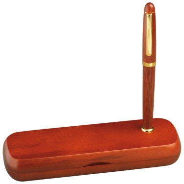 Logo trade promotional gifts image of: Rosewood writing set OXFORD