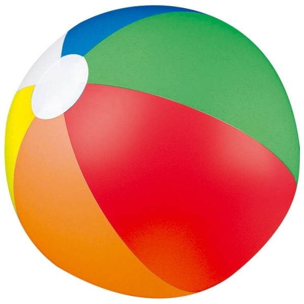 Logo trade business gift photo of: Multicolour beach ball PALM SPRINGS