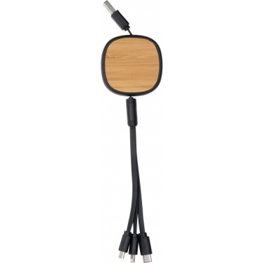 Logo trade promotional merchandise picture of: Charging cable STRASBOURG
