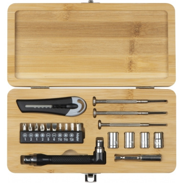 Logo trade advertising products image of: 22-piece tool set BERINGEN