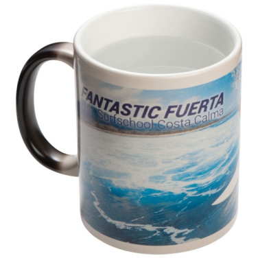Logo trade promotional gifts image of: Colour-changing sublimation mug SIRMIONE 300 ml