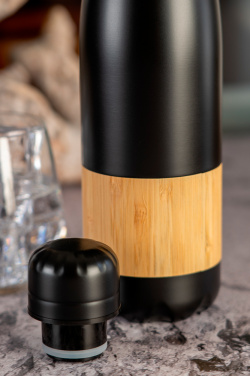 Logo trade promotional merchandise picture of: Stainless steel bottle KOBE 750 ml