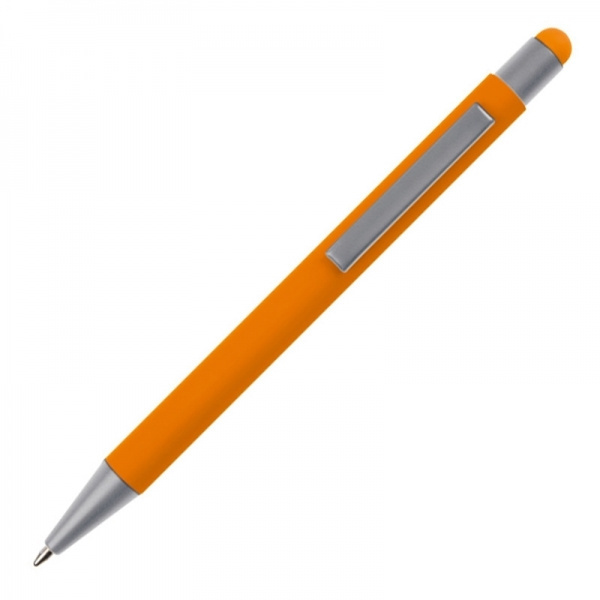 Logotrade promotional products photo of: Metal ballpen touch pen soft touch SALT LAKE CITY