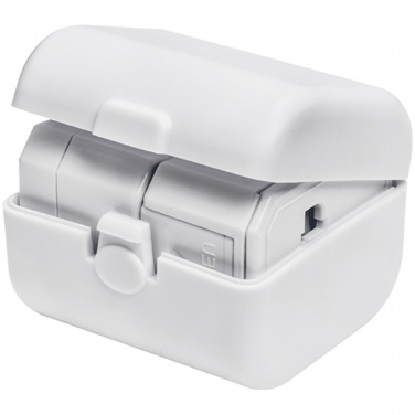Logo trade promotional giveaways image of: Travel adapter PERU