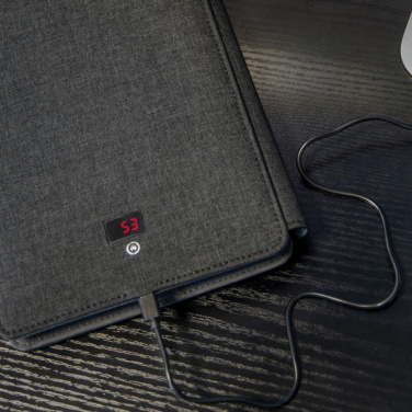 Logo trade corporate gift photo of: Power bank folder Leno