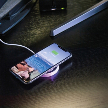 Logo trade promotional giveaways image of: Induction charger KARTHAGO