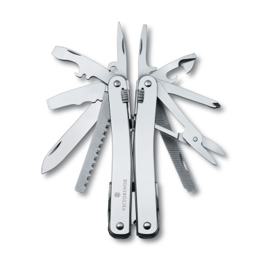 Logo trade promotional merchandise picture of: SwissTool Spirit X - 25 tools Victorinox