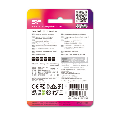 Logotrade promotional item image of: Pendrive silicon power F80 2.0