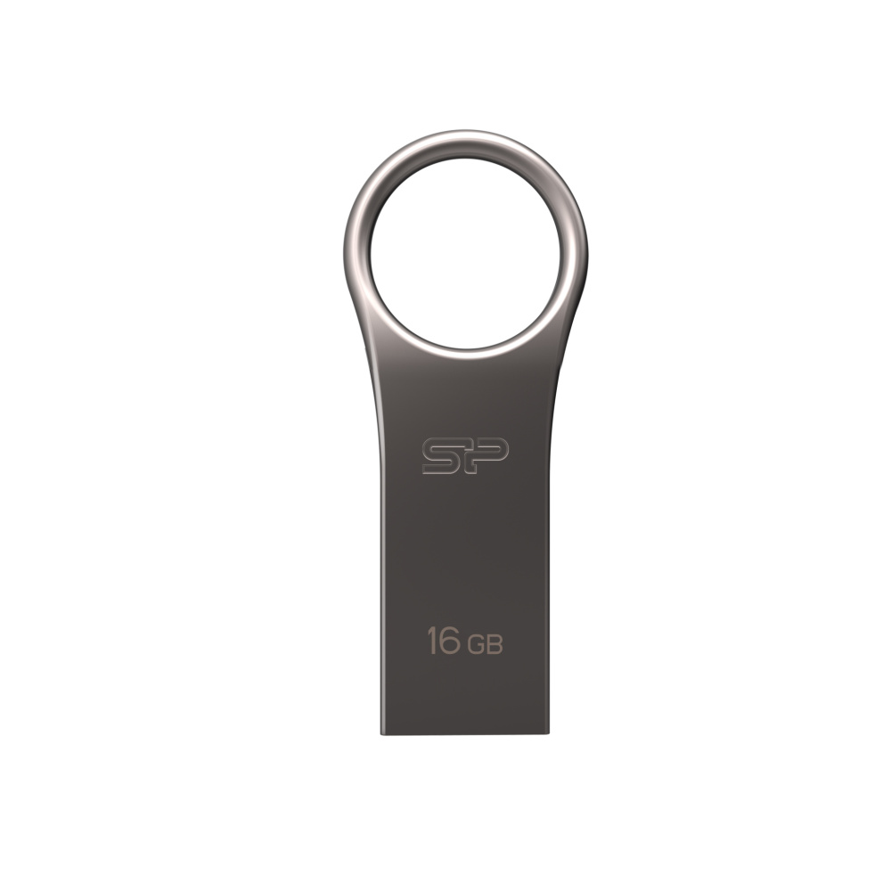 Logotrade promotional item picture of: Pendrive 3.0 Silicon Power JEWEL J80 TITANIUM 16GB
