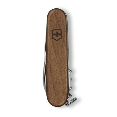 Logo trade promotional item photo of: Pocket Knife Spartan Wood Victorinox