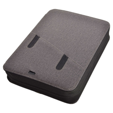 Logo trade promotional giveaways image of: Folder A5 & power bank 4000 mAh SORBONNE Pierre Cardin