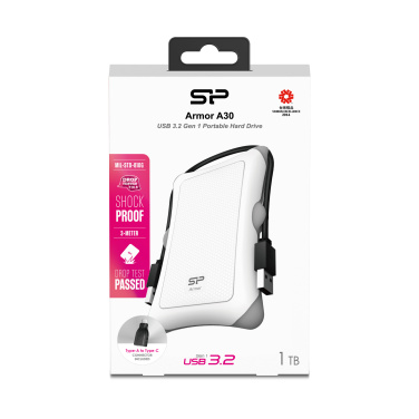Logo trade corporate gifts picture of: Hard Disc Silicon Power Armor A30 1TB