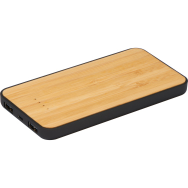 Logotrade business gifts photo of: Wireless charger and powerbank 8000 mAh MILAN
