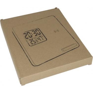 Logo trade promotional merchandise image of: Bamboo weather station GRANADA