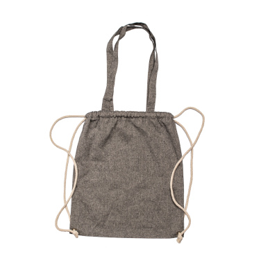 Logo trade promotional giveaway photo of: Recycled cotton bag ADDISON