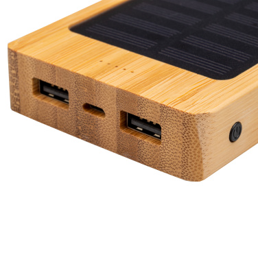 Logotrade promotional item picture of: Bamboo power bank BAKERSFIELD
