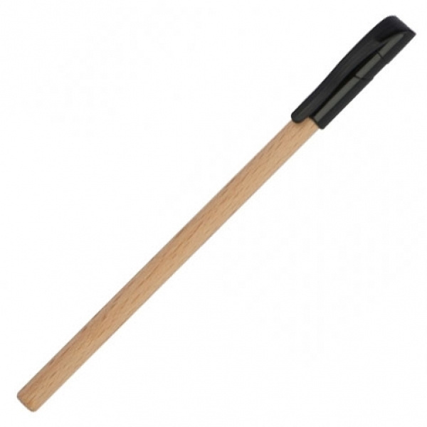 Logo trade promotional gifts image of: Wooden ballpen PALMDALE