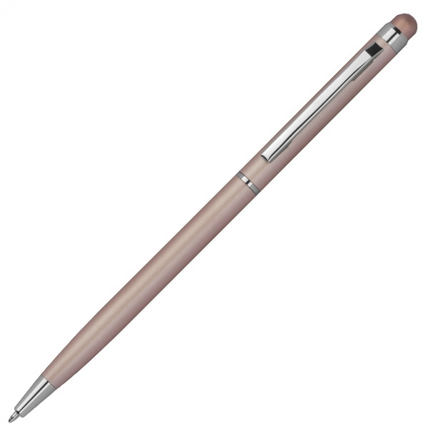 Logo trade corporate gifts image of: Ball pen with touch function CATANIA