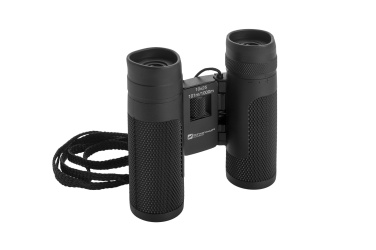 Logo trade promotional gifts image of: Binoculars TRIVOR Schwarzwolf