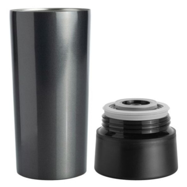Logo trade promotional gift photo of: Thermo mug ARANSOL 300 ml Schwarzwolf
