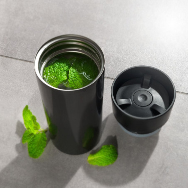 Logotrade promotional product image of: Thermo mug ARANSOL 300 ml Schwarzwolf