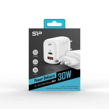 Logo trade promotional products image of: SILICON POWER fast charger QM25