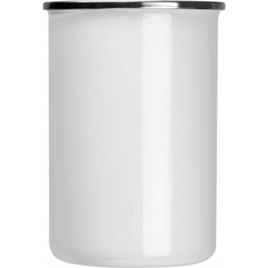 Logo trade advertising products picture of: Enamel cup Adelaine