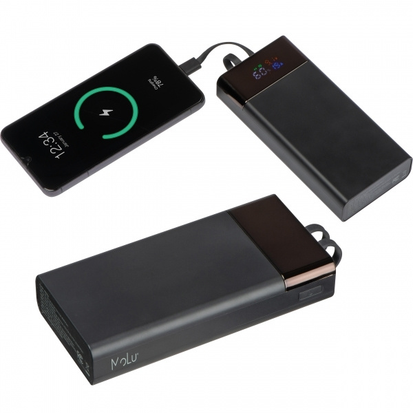 Logo trade promotional product photo of: Power bank 20 000 mAh MARABELLA MoLu