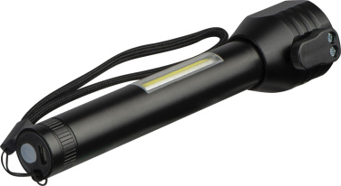 Logo trade promotional gifts picture of: Rechargeable flashlight Trent