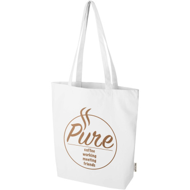 Logo trade promotional products picture of: Florida 270 g/m² GRS recycled tote bag 10L