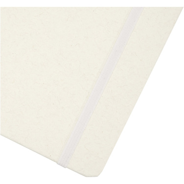 Logo trade advertising products picture of: Bass A5 recycled hard cover notebook with lined pages