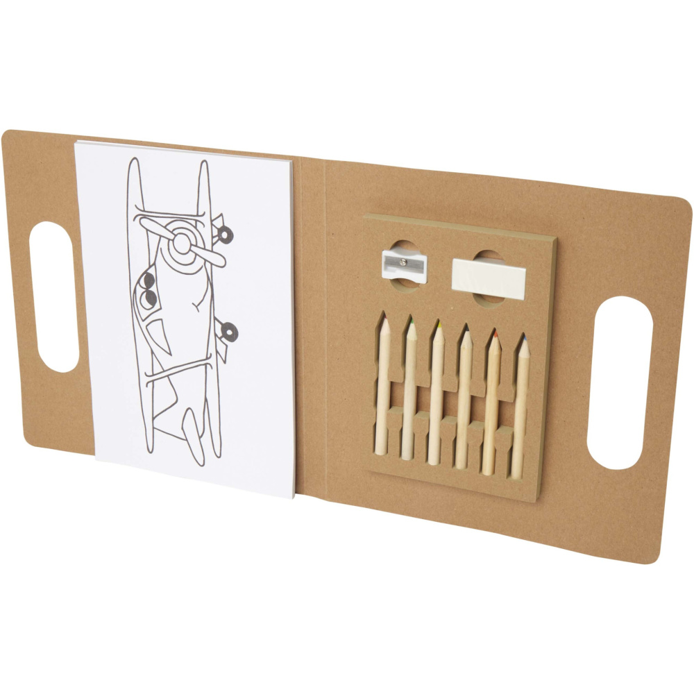 Logo trade business gift photo of: Fir colouring set