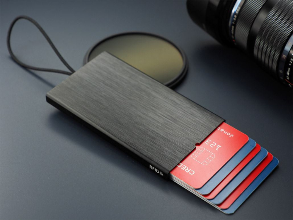 Logotrade promotional item picture of: RFID credit and business card holder 126615500