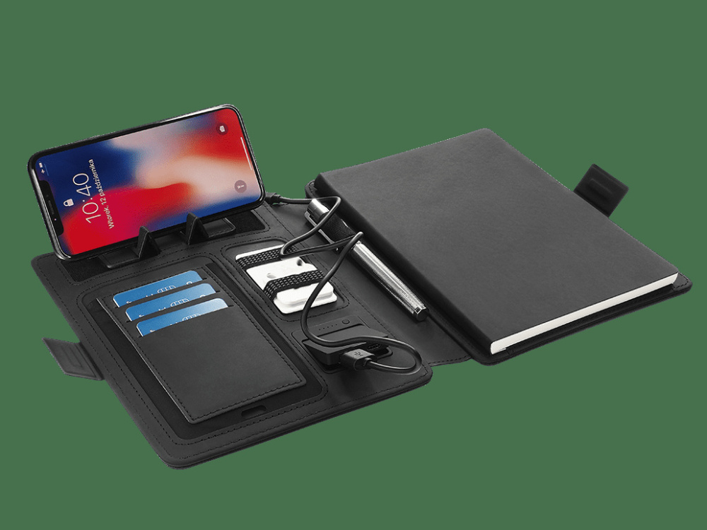 Logo trade promotional items picture of: HERMANO Power Bank Organizer 54713000