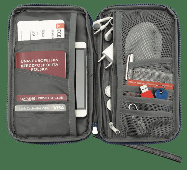 Logo trade promotional gifts image of: Travel wallet 94608700