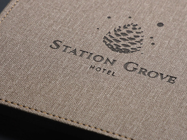 Logo trade corporate gifts image of: Hotel desk pad 159732100