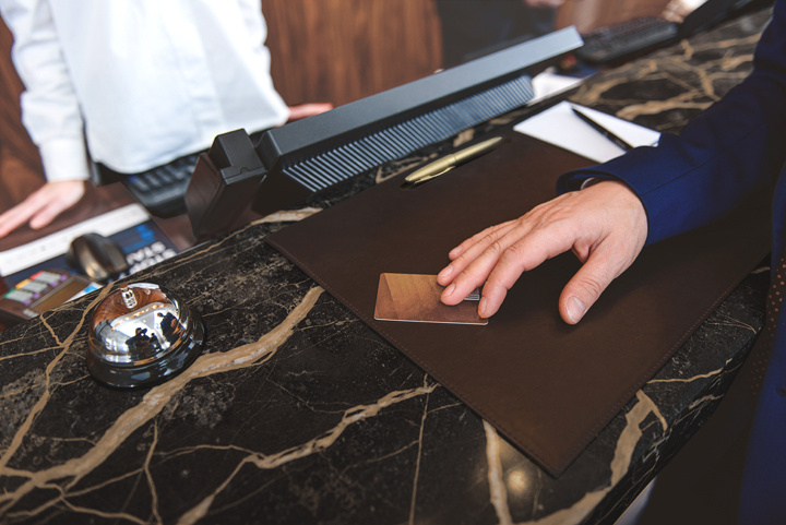 Logo trade promotional products picture of: Reception desk blotter 1131119