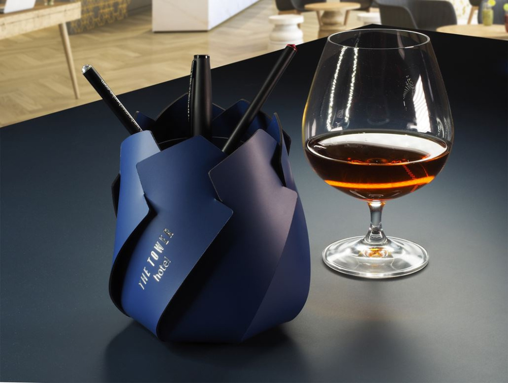 Logo trade promotional items image of: Pen holder 1219094