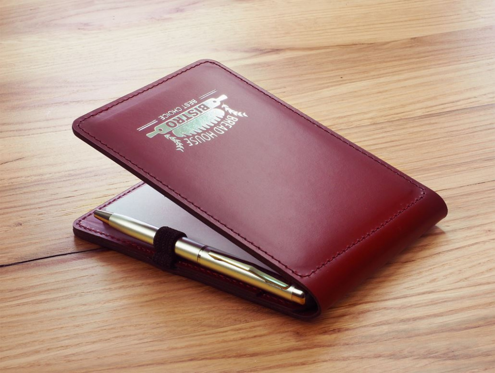 Logo trade promotional merchandise picture of: Waiter notepad 1102094