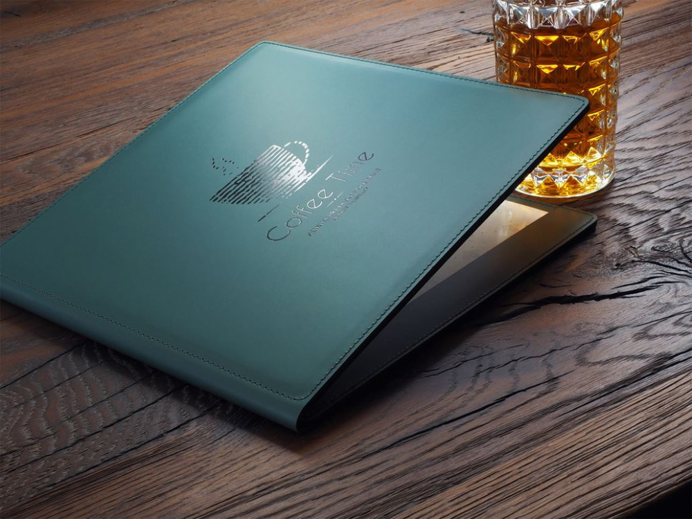 Logo trade promotional products image of: Menu cover Fine Dining 1060094