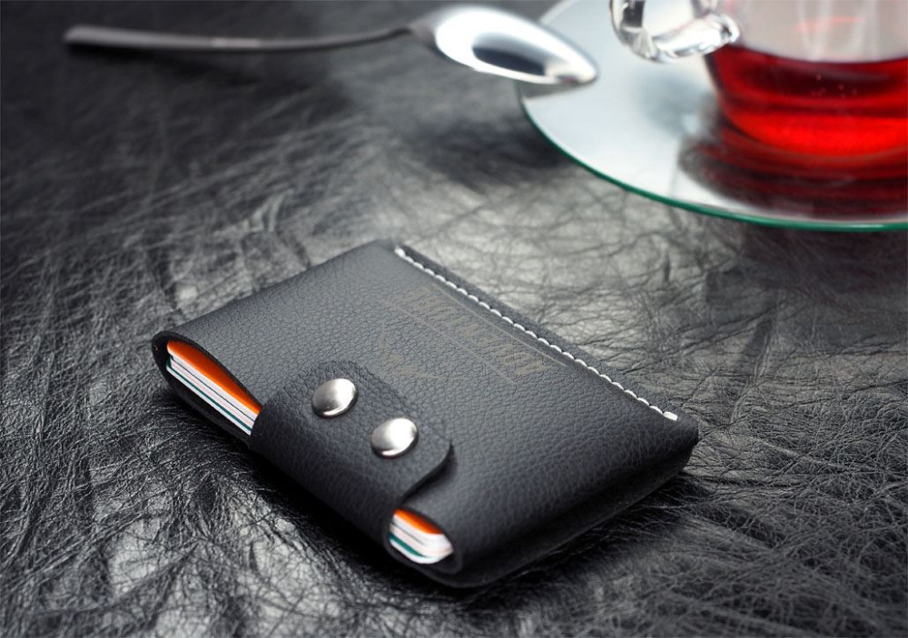 Logo trade business gifts image of: Wallet 384157