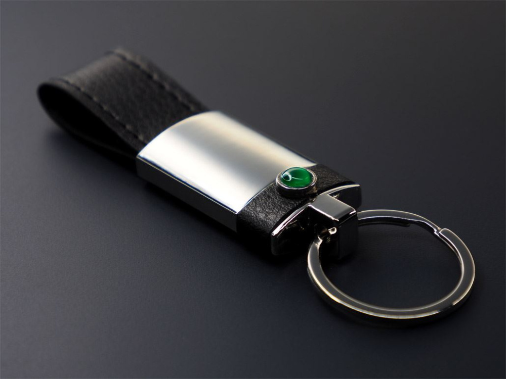 Logotrade corporate gift picture of: Agate stone Keyring 1297095