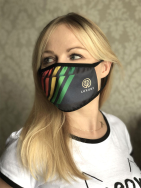 Logo trade promotional products picture of: MARS cotton mask (size M) 1379165