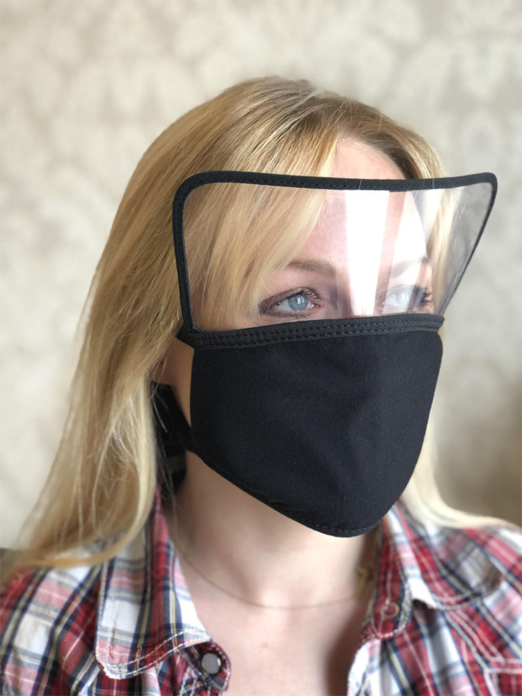 Logotrade promotional gift image of: BRASIL Protective Visor Mask 1381165